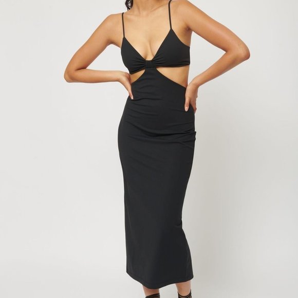 𝅺*nwt* Dynamite Cut-Out Midi Dress - Picture 1 of 7